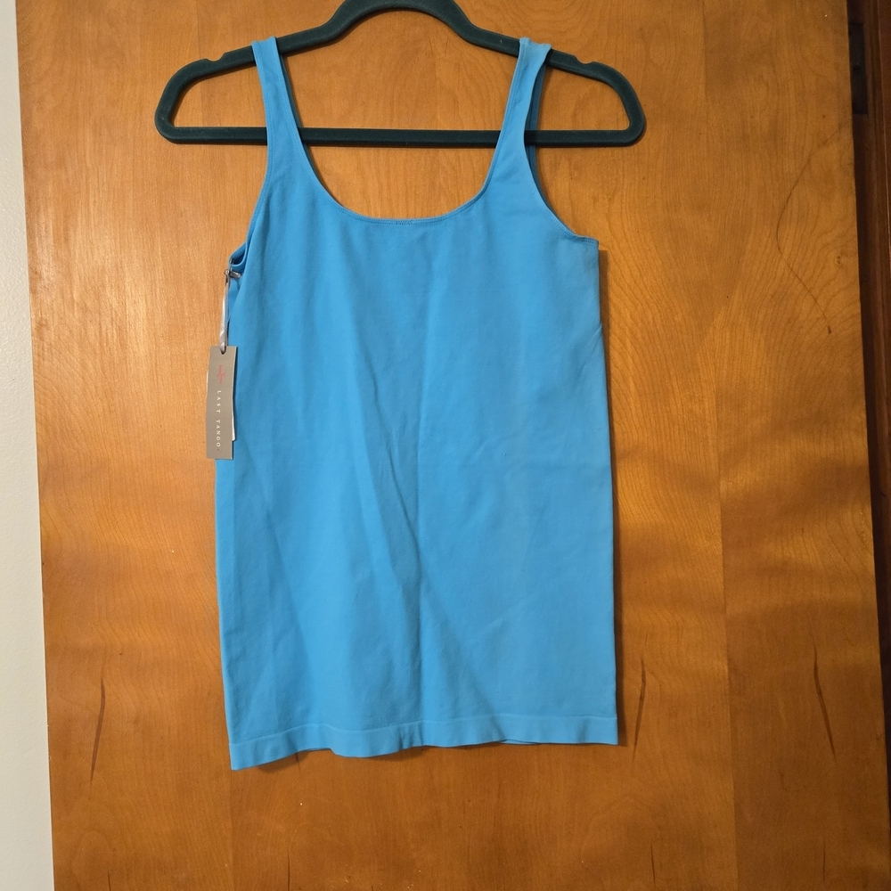 NWT Last Tango Turquoise Tank Top Size M/L